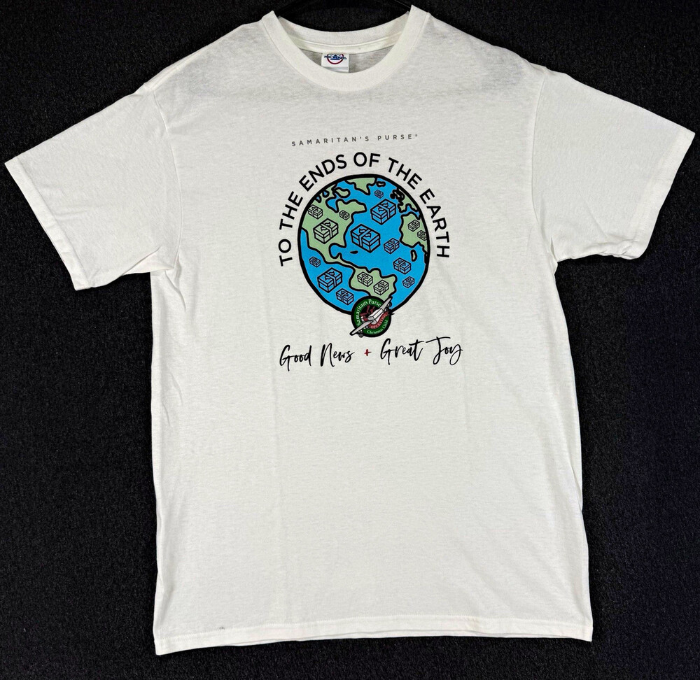 Samaritans Purse Operation Christmas Child T Shirt Mens Medium White Christian